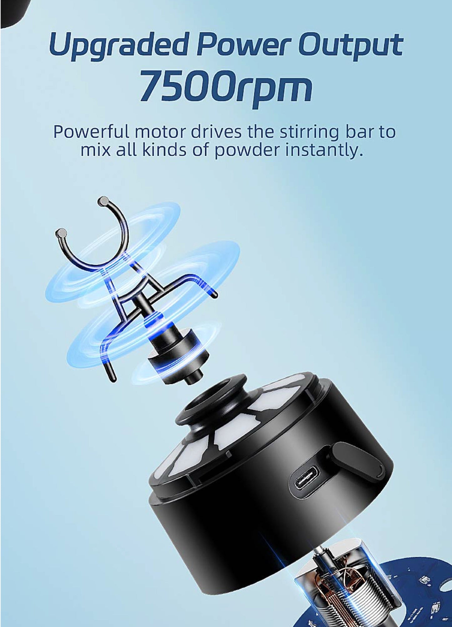 Electric Protein Shaker Bottle - Bravyn