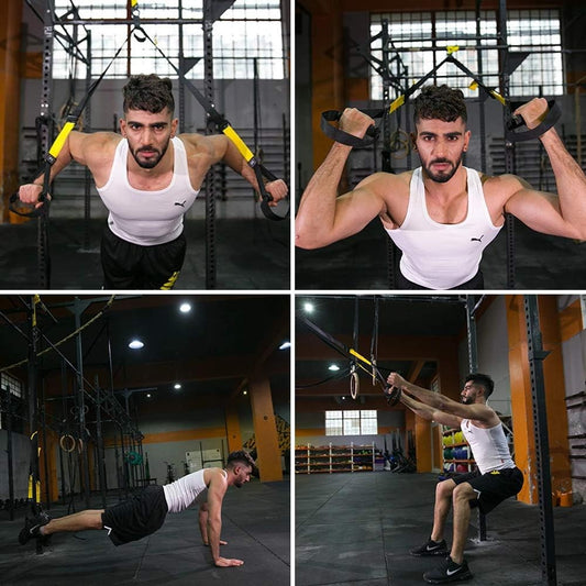 Suspension Trainer Fitness Hanging Belt - Bravyn